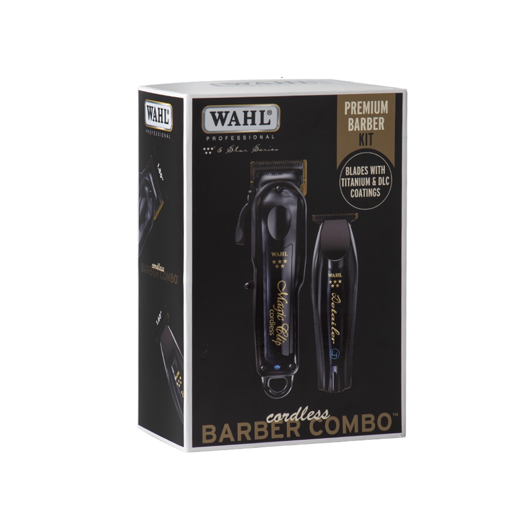 WAHL Cordless Barber Combo Magic Clip Clipper & Detailer Trimmer