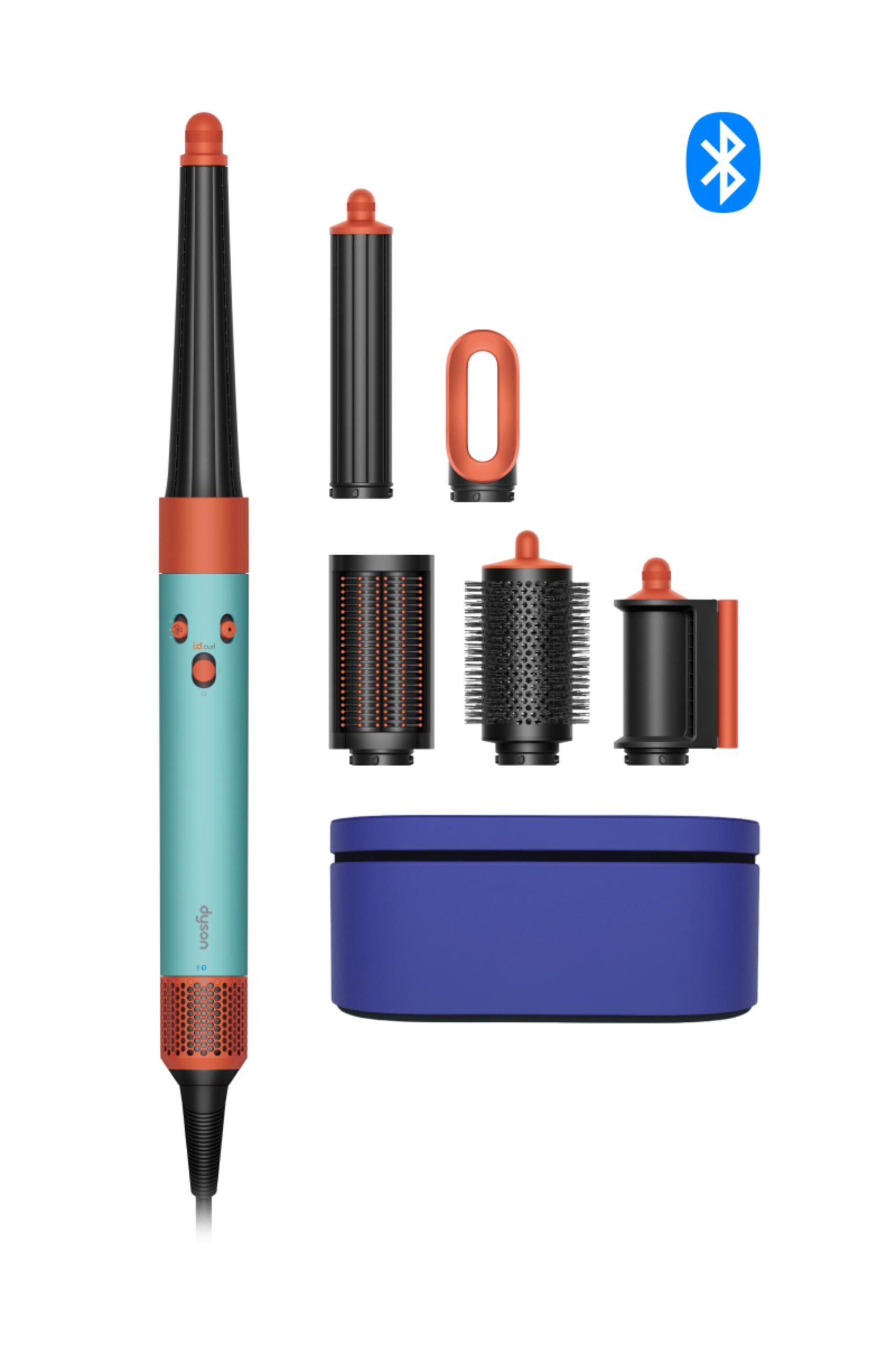 Moldeador multifunciones y secador Dyson HS08 Airwrap i.d. Tecnología Bluetooth (Pátina Cerámica/Topacio) 100% ORIGINAL